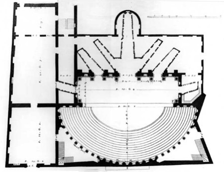 Plan of the Teatro Olympico
