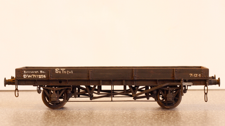 ex-GWR long-wheelbase two-plank open. EM. Ratio kit.