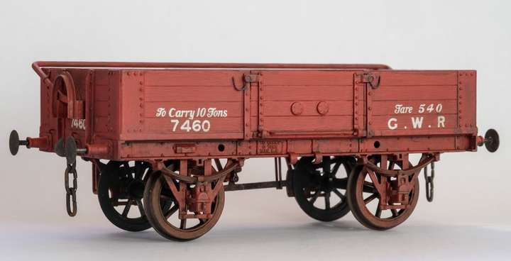 GWR 4-plank open wagon - Peco plastic kit