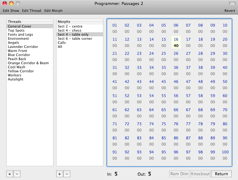 Programmer Window